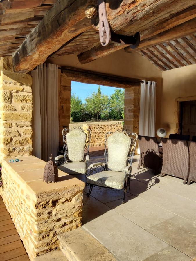 Lodges En Pierres Dorees Saint-Germain-Nuelles Ngoại thất bức ảnh